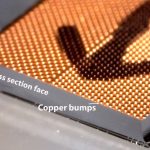 Cleaving Copper Bumps